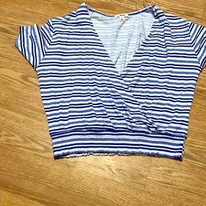 Womens size large shirt crop top never worn